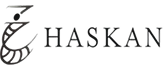 Transparent HASKAN company logo featured as a client of ResourceInn HRMS.